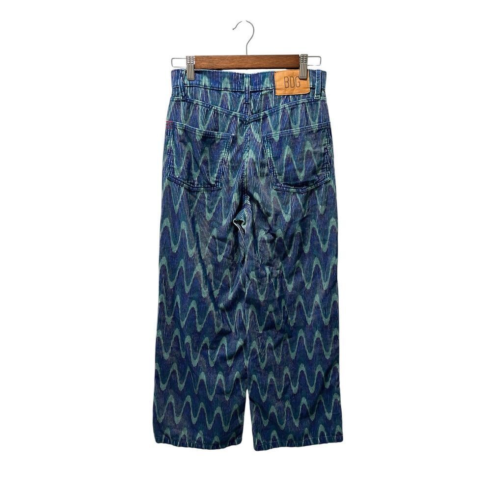 BDG Urban Outfitters High And Wide Corduroy Pants Size 26 Blue Wave Women's - Picture 3 of 10